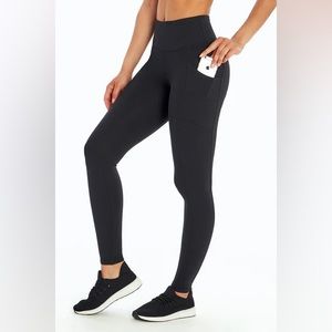Marika Cameron Tummy Control Leggings With Pockets - Black